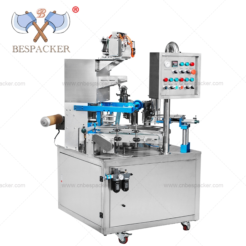 XBG-900 Automatic bubble tea cup filling and sealing machine