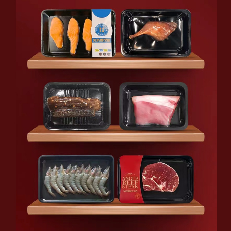 Vacuum packaging of meat products